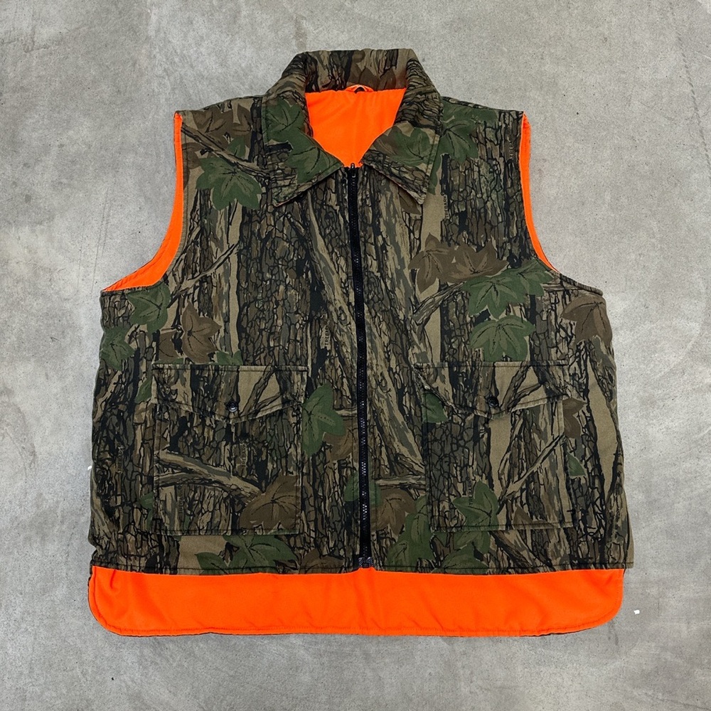Trebark Camo Reversible Hunting Vest Gem